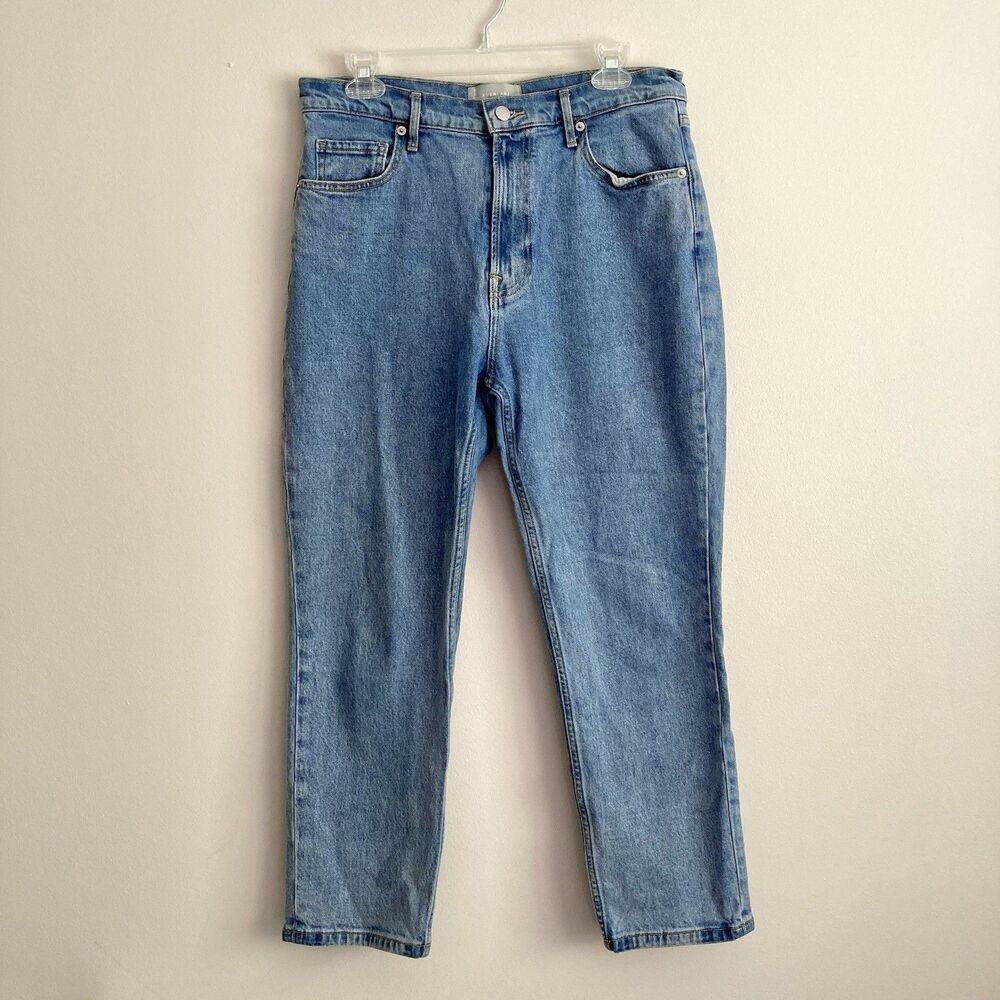 Everlane Mid Wash Cropped Ankle Jeans
